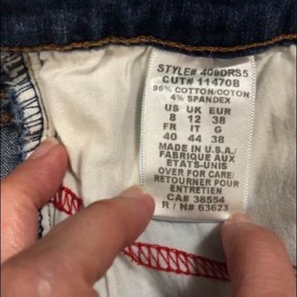 Women's NYDJ Crop Capri Jeans Lift Tuck Technology Size 8 - Picture 7 of 7